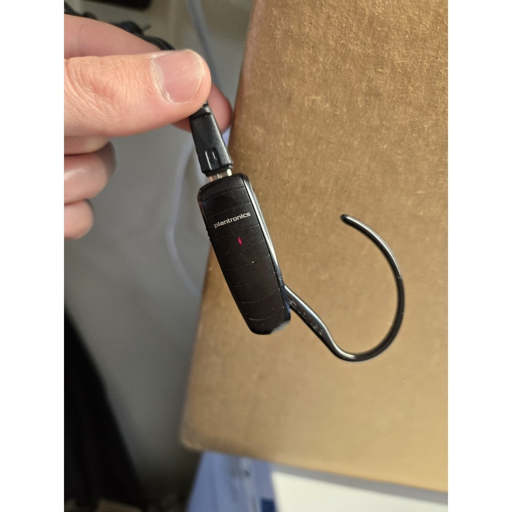 For Parts Plantronics Black Ear-hook Bluetooth Earbud Headset Single Earpiece